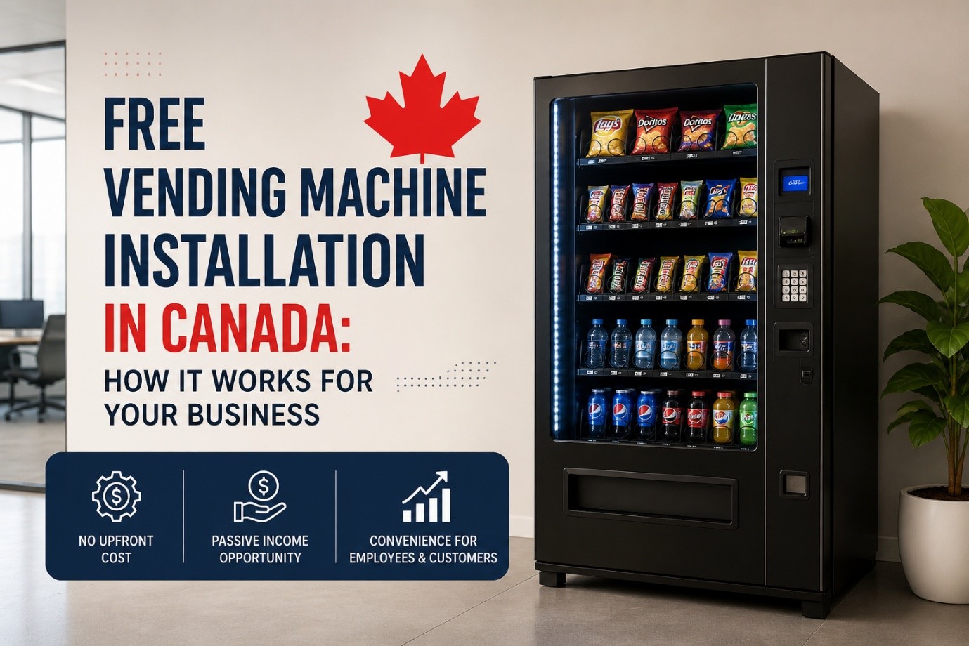 Free Vending Machine Installation in Canada: How It Works for Your Business
