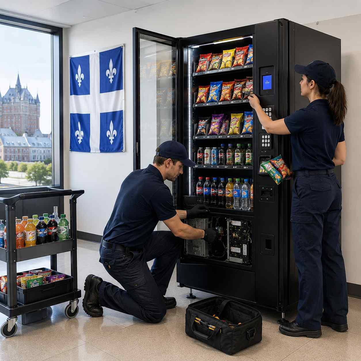 Professional Installation, Maintenance & Restocking