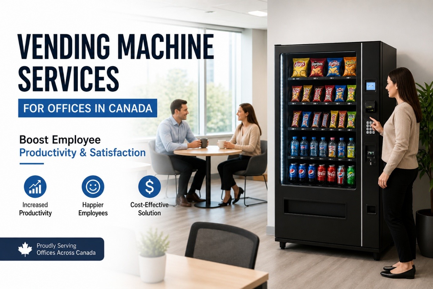 Vending Machine Services for Offices in Canada: Boost Employee Productivity & Satisfaction