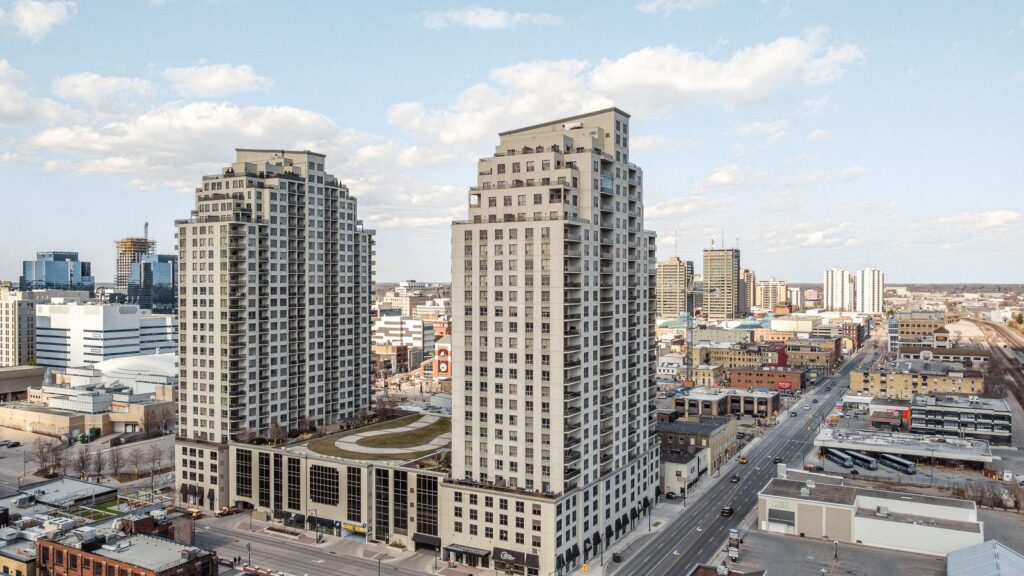Downtown buildings in London, Ontario