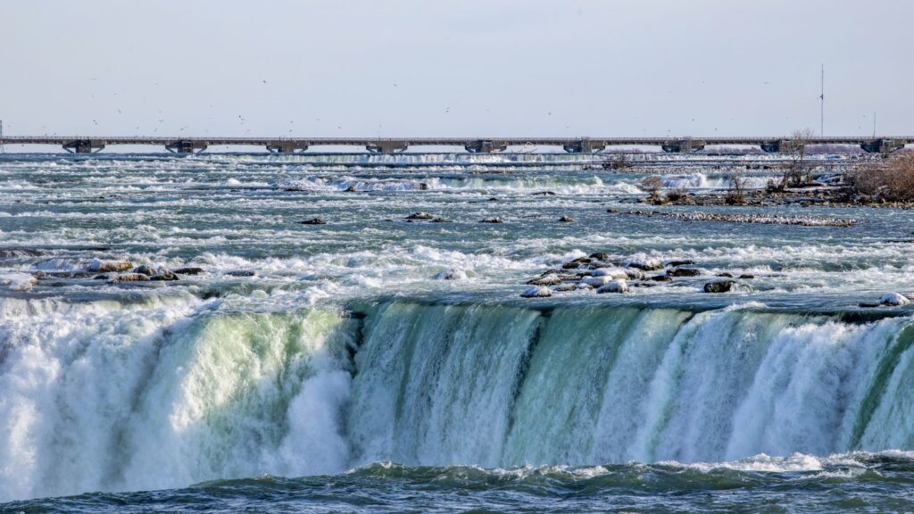 Niagara Falls seen from the Canadian side