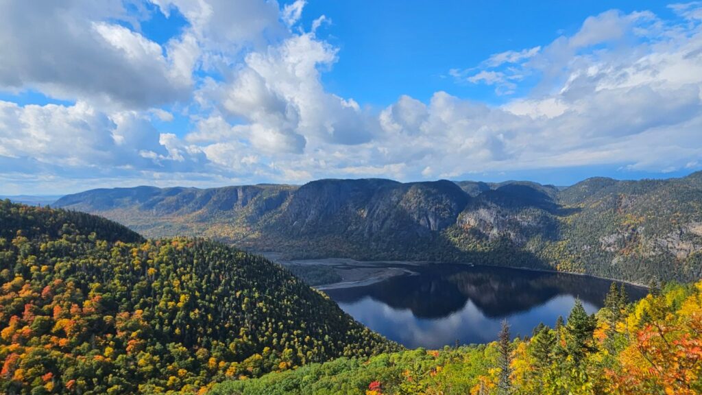 Autumn view in Saguenay, Quebec